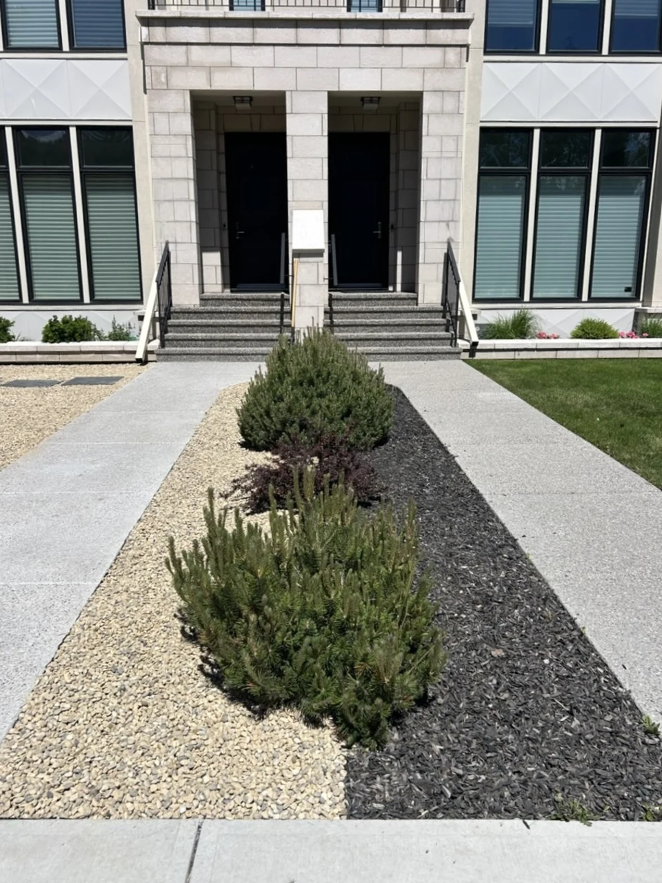 Decorative Rock Installation & Settlement Repair in Calgary project completed by Nika Terra in Calgary